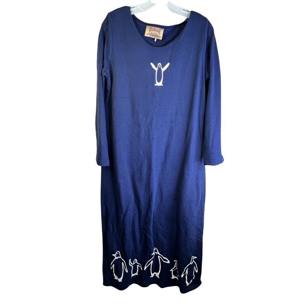 Vintage Studio Ease Dress With Penguins